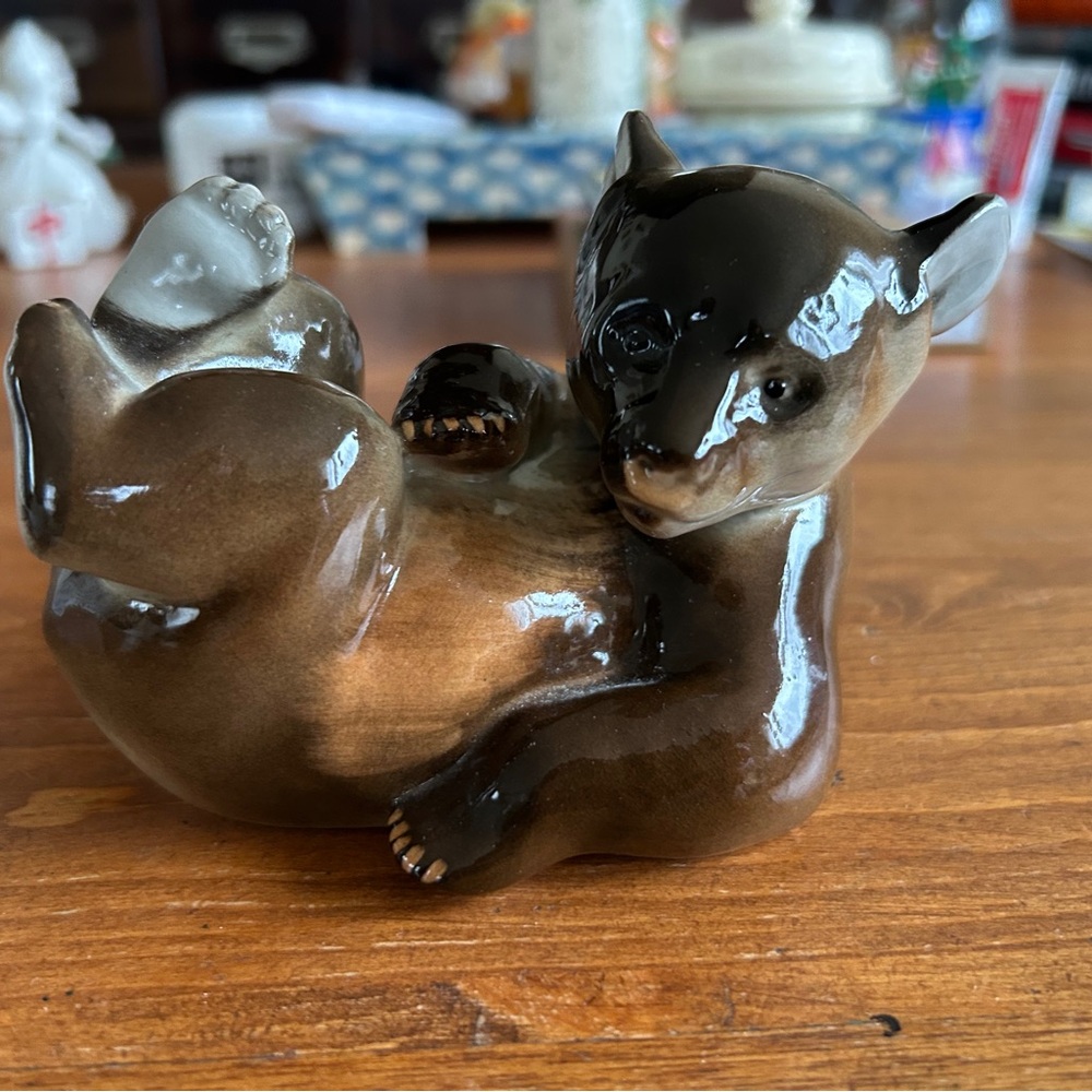 Charming Brown Bear Figurine